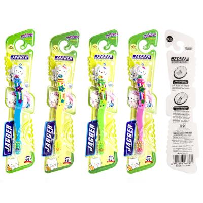 China Oral Care Fun Kid Toothbrush For With Cartoon Toothbrush Handle for sale