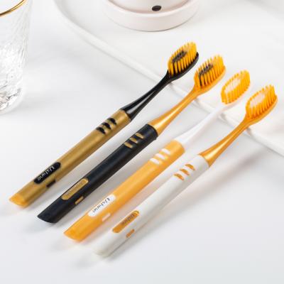 China High Quality Oral Care ISO CE ROHS Approved Massage Eraser Adult Toothbrush Double Colored Bristles OEM Wholesale Free Sample Customized for sale