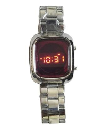 China Retro Astronaut Watchs Red Rare 1970s Vintage Style Watches Men's Full Calendar 12/24 Hour Digital Watch LED for sale