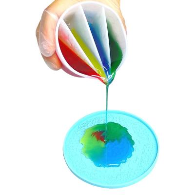 China Color Epoxy Cup DIY Silicone Resin Stored Creative Jewelry Making Silicone Mold Accessories Tool for sale