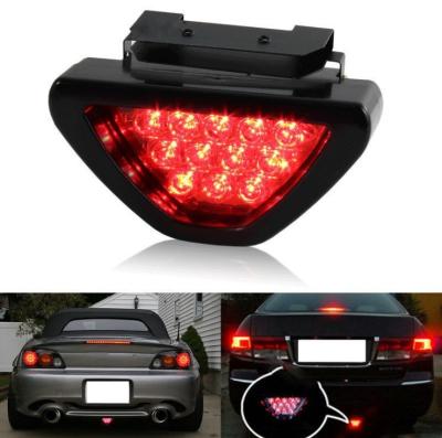 China Auto Car Brake Stop Lamp LED Laser Retro Truck Triangle Safety Warning Flash Rear Tail Light Exterior Motor Accessories 12V for sale