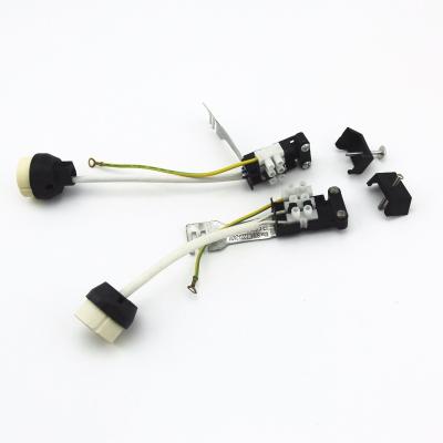 China Ceramic GU10 Gu10 Socket Base Connector Holder Lamp Wiring For GU10 Halogen Base Sockets Or GU10 Led Bulb for sale