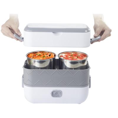 China Prevention Madou Food Heated Dry Burning Function with Removable Stainless Steel Container for Kids Home Office Electric Portable Food Warmer Lunch Box for sale