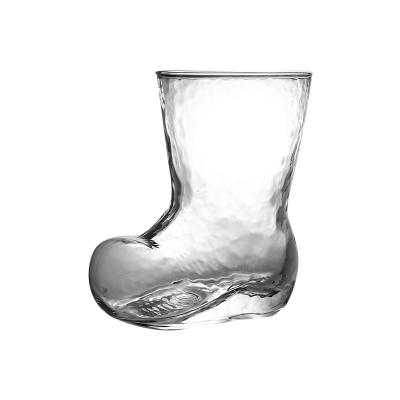 China Madou Innovation Stria's Malleolar Cup Viable Crystal Glass Win Cup Drinkware Boots Shape Tumbler for sale