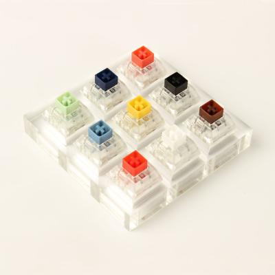 China Mechanical Keycap Puller Gift 9 Switch In A Tester Mechanical Switches Keyboard Kailh Box Switch Sample for sale