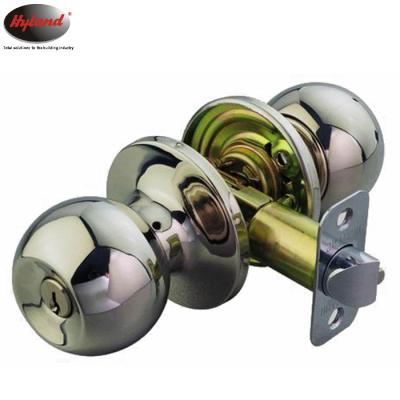 China HYLAND OEM 607 SPET Stainless Steel/Brass/Zinc Alloy/Solid Tubular Door Lock, Stainless Steel Knob Door Lock Cylindrical Cerraduras bracier Para puertas de mayoreo for sale