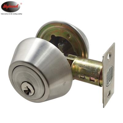 China Stainless/brass/steel HYLAND OEM D102 SS deadbolt stainless steel cylinder durable double lock for sale