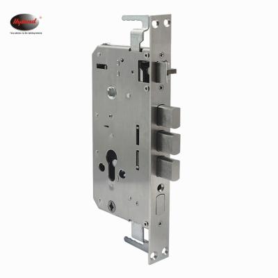 China OEM 60mm security stainless steel hardware corrosion resistance HYLAND full mortise lock6850lock aluminum case door for sale