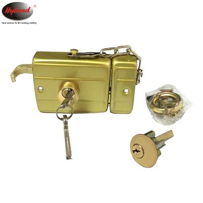 China Low Power Iron Rim Door Locks Night Latch Hyland OEM G559 Most Popular for sale