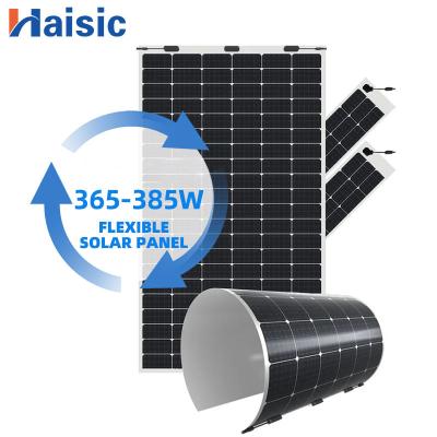 China 150W 3,2 mm vidro de ferro temperado mono PREC painel solar RV flexível para acampamento de barco à venda