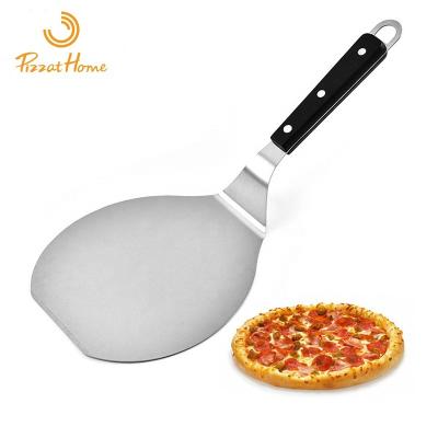 China Sustainable 6.5x12 Inch Cake Peel Stainless Steel Pizza Skin Hewn Pizza ShovePaddle Shovel Pizza Tools for sale