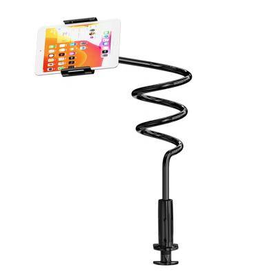 China 360 Degree Rotating Lazy Phone Stand Adjustable Universal Phone Holder Gooseneck Bed Flexible Installation 360 Degree Long Arm Mobile Phone Stand for sale