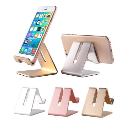 China PORTABLE TABLET DESKTOP HOLDER Mobile Phone Holder Aluminum Alloy Metal Cell Phone Lazy Stand for sale