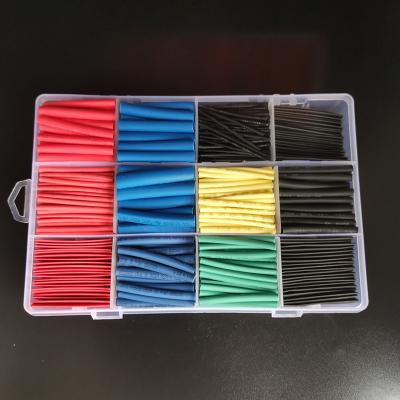 China 530pcs/set LOW VOLTAGE Heat Shrink Pipe Insulation Tube Heatshrink Heat Shrink Kit Kit for sale