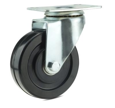 China Wholesaler Modern OEM 75mm Double Esd Caster Medium Duty Bearing Wheels With Plate for sale