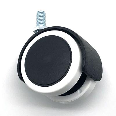 China Manufacturer Modern 50mm Swivel Office Furniture Chair Caster 2 Inch Threaded Stem Nylon Wheel Caster for sale