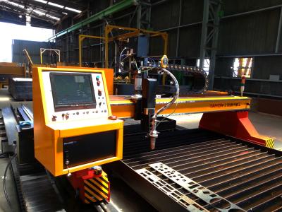 China CNC Plasma Cutting Table with High Precision Rack And Pinion Transmission System, AC220V/380V Power Supply, Working Humidity 5%-95%RH Te koop