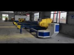 CNC laser pipe cutting line