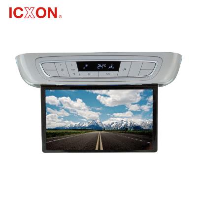 China ABS 13.3 Inch Flip Down Android 6 Car Roof Mount Monitorn For Bus Mouse Control for sale