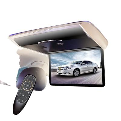 China New Design Remote Control Motorized 15.6 Inch Android Flip Down Bus TV Player Roof Mount Monitor for sale