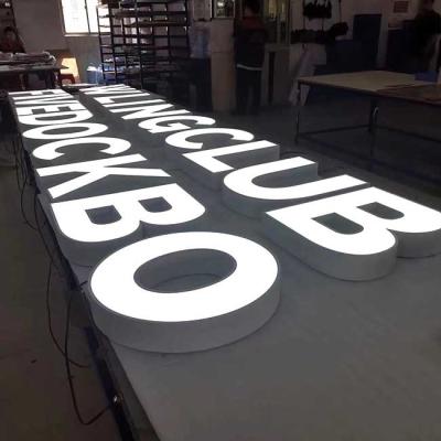 China HIGHSPAN Giant Light Up Logo Sign 220V Input Custom Channel Letters for sale