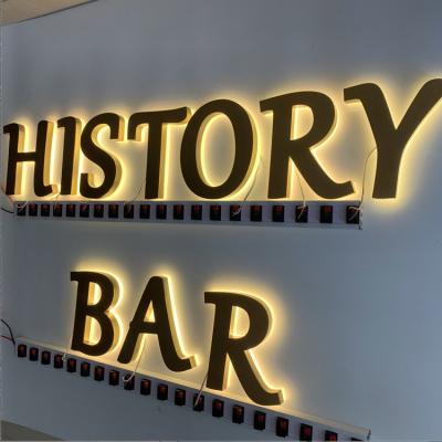 Cina CE retroilluminato ROHS di acciaio inossidabile del bordo del segno del ristorante di HIGHSPAN in vendita