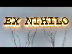 Led Illuminated 3D Letter Sign Board For Shop Indoor Outdoor