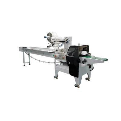 China Máquina de embalaje de pan tostado HFF de flujo horizontal WZ220 máquina de embalaje automático de alimentos en venta