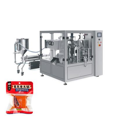 China Bag Sauce Packaging Machine Automatic Liquid Premade Pouch Packing Machine for sale