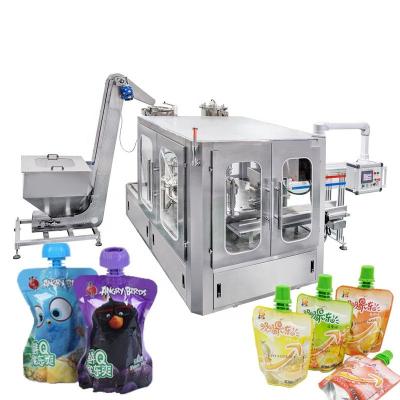 China Multifunction Spout Bag Filling Capping Machine Puree Baby Food Spout Pouch Filling And Capping Machine for sale