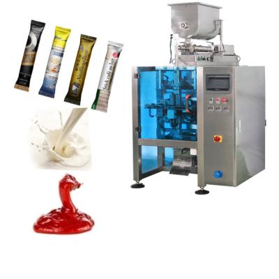 China Continuous Automatic Pouch Packaging Manchine SUS304 Centre Seal Pouch Packing Machine for sale