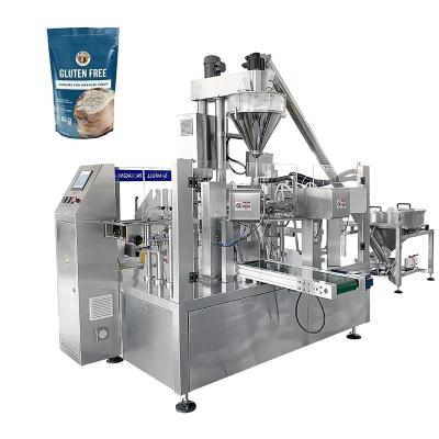 China Packing Speed 10-80bags/min Doypack Packaging Machine For Powder Granule Liquid Stand-up Pouch Bags Film Foil Pouch for sale