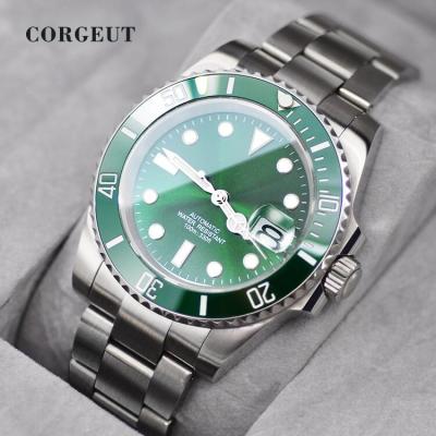 China Luxury Mechanical Green Sapphire Stainless Steel Waterproof 10ATM Genius Automatic Watch MANBUSHIJIE China Factory Automatic Men Watch for sale