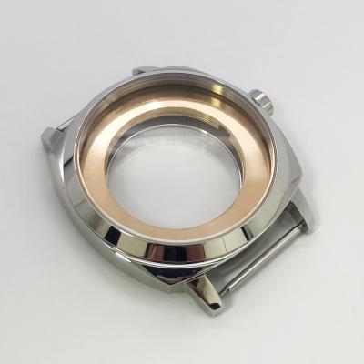 China 316L Stainless Steel Watch Case Parts Fit NH35 36 ETA 2836 Miyota 8205 8215 821A Mingzhu 2813 3804 Movement Wrist Watch Stainless Steel Case for sale