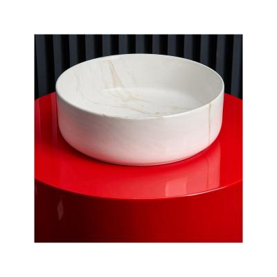 China Modern New Popularity Custom Hot Sale Art Ceramic Round Basin Products for sale