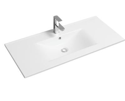 China Top Selling EUROPEAN Whole Ceramic Basin Bathroom Basin Sinks Cabinet Bathroom Basin for sale