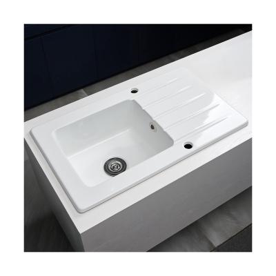 China Without faucet made in China top quality ceramic multifunctional kitchen sinks for sale