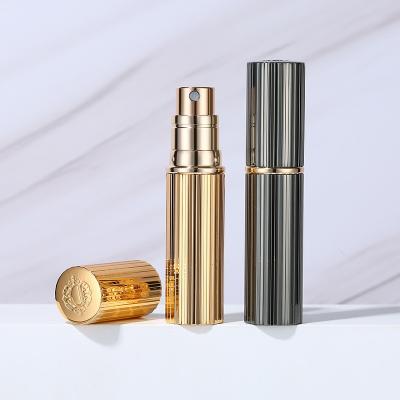 China Luxury Eco-friendly Metal Lip Perfume Bottle Pump Sprayer Atomizer Perfume Bottle Filler For Sale for sale