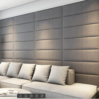 China Modern Best Product 3d Leather Wall Panel For Living Room for sale