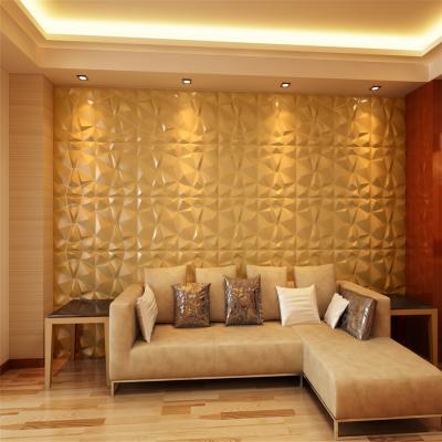 China modern economical new arrival luxury waterproof 3d wall panel for sale