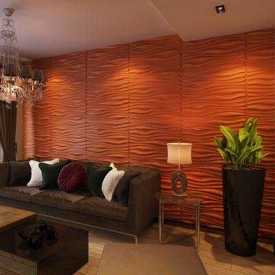 China Good quality design modern interior bamboo wallpaper with good appearance 3d fiber wall panel\factory for sale