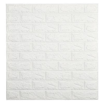 China Modern Fire Proof 3d Brick Wallpaper Anti - Collision Damping Interior Design for sale