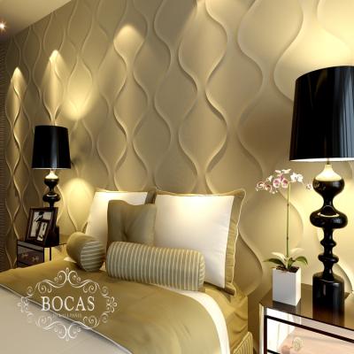 China 3d wallpaper \ modern natural plant fiber material bamboo panel for wallcovering for sale