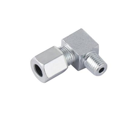 China Cable Connectors Explosion Silver Ferrule Fitting Right Angle Elbow Sanitary Pipe Cable Connectors for sale