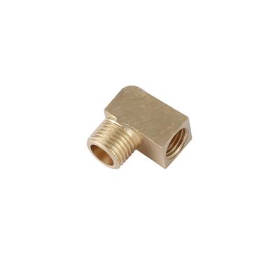 China Automotive Industry Hot-selling Product Rotatable Right Angle Connector Brass Elbow Adapter Lubrication Fitting for sale