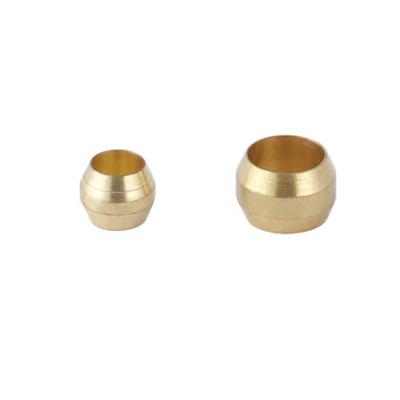 China Automotive Industry Direct Case 6/8mm Brass Compression Sleeve Fitting Centralized Lubrication System for sale