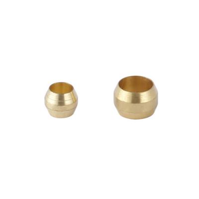 China High Quality Automotive Industry 10PC 6/8mm Compression Brass Bushing Fitting Centralized Lubrication System for sale