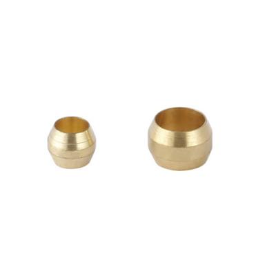 China Hotels Best Seller 10pc Brass 4/6/8 Mm Nylon Tubing Tubing Bushing Compression Fitting for sale