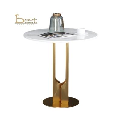 China Factory Wholesale Price Modern Brand New Marble Round Side Table For Living Room Modern Metal Side Table Legs for sale