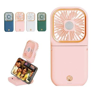 China Quick Charge Support Hot Selling 3 in 1 Multi-function Handheld Mini Portable Usb Neck Fan 3000mah Power Bank Rechargeable for sale